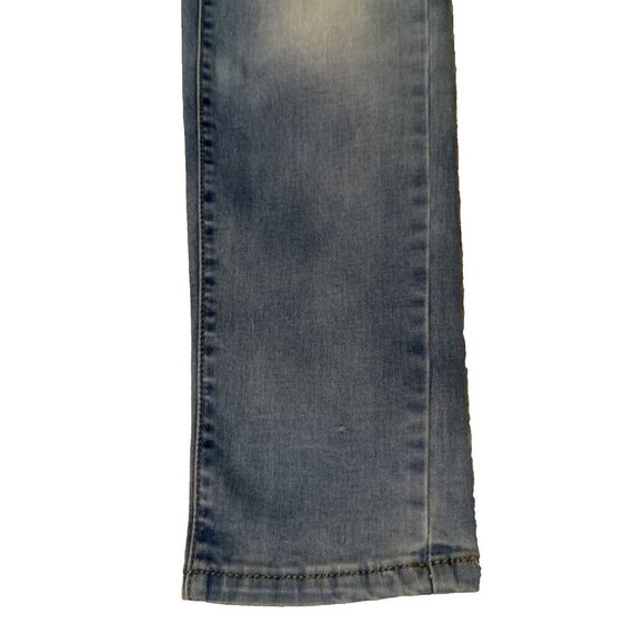 Fairy flowerJeans, BOHO, jewels, lace cream roses, rose gold gems, 28 X 33 c-6 - Picture 13 of 16